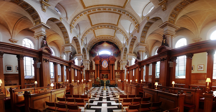 St Bride's Church Interior